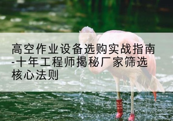 茅箭剪叉式升降机厂家-高空作业设备选购实战指南-十年工程师揭秘厂家筛选核心法则